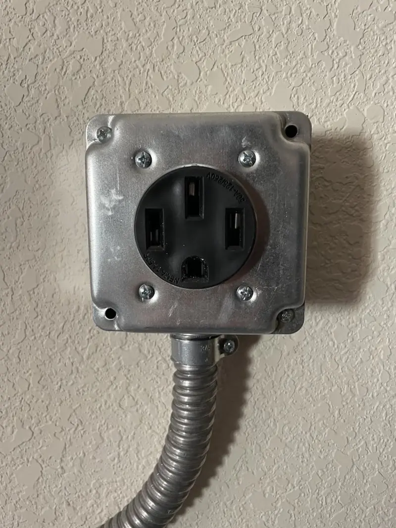 NEMA 14-50 outlet installed for Electrical Panel Upgrade in Berea